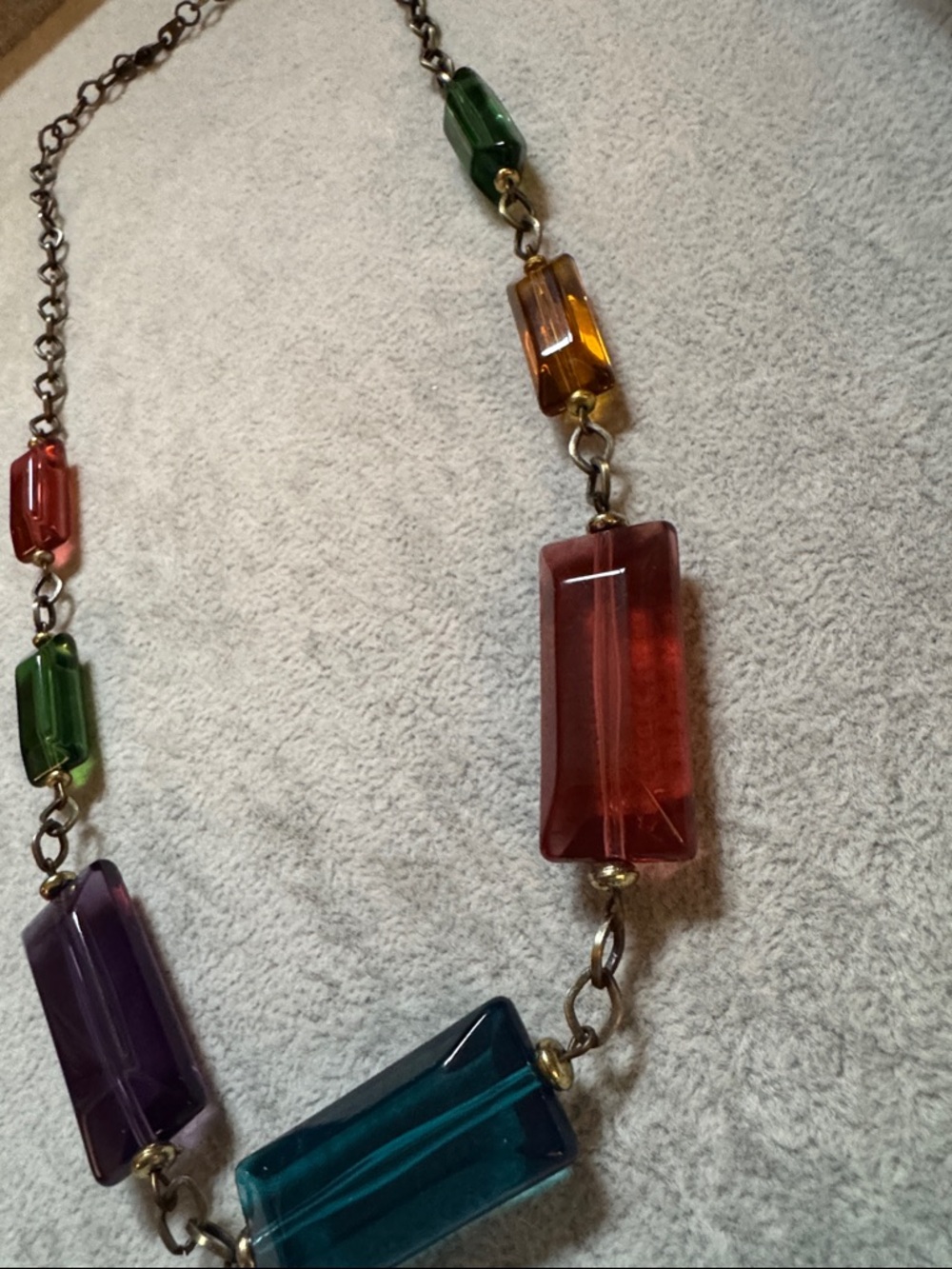 Joan Rivers Multicolor Rectangular Bead Necklace - Picture 14 of 14